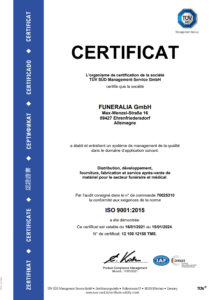 Certificat ISO